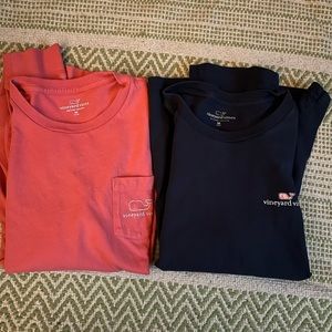 Vineyard Vines Boys M (12-14) Long-Sleeved Ts.